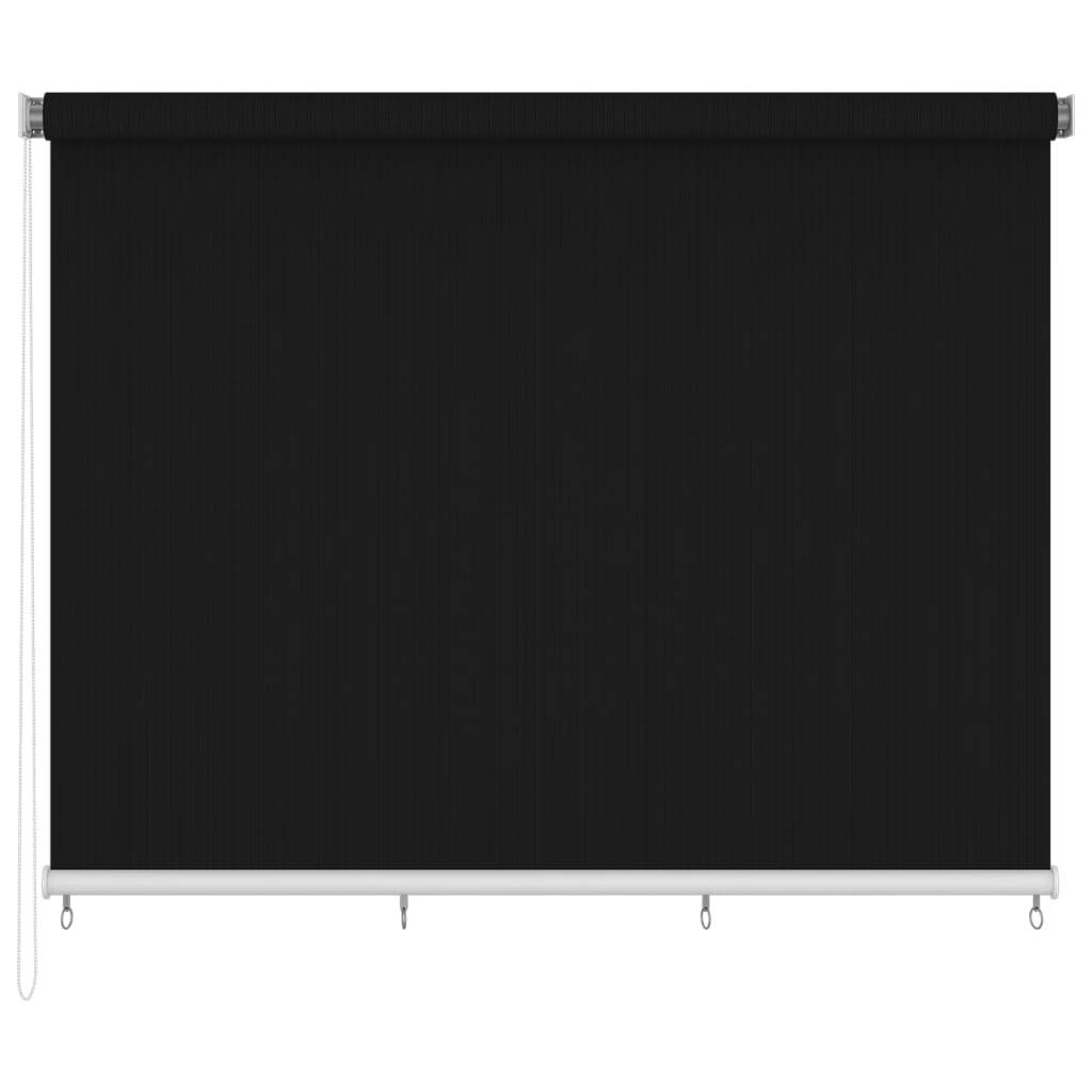 vidaXL Außenrollo 350x230 cm Schwarz