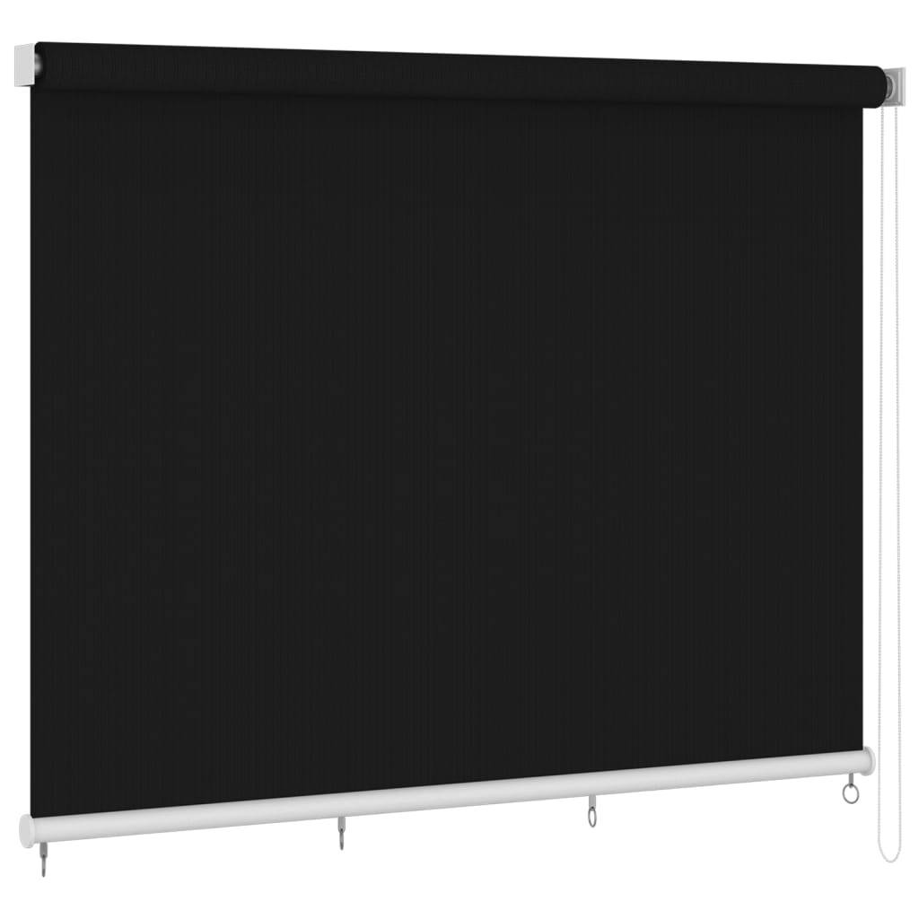 vidaXL Außenrollo 350x230 cm Schwarz