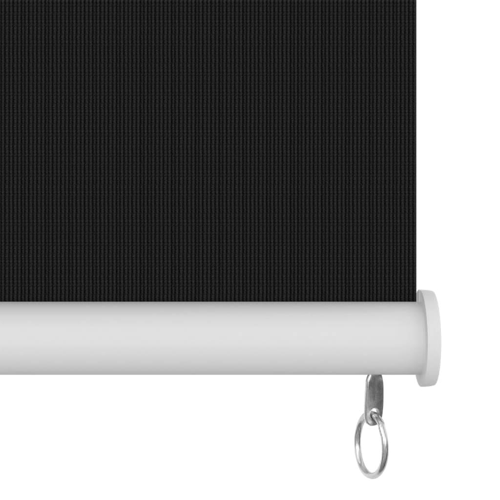 vidaXL Außenrollo 350x230 cm Schwarz
