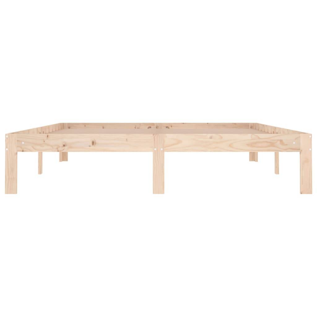 vidaXL Massivholzbett 150x200 cm