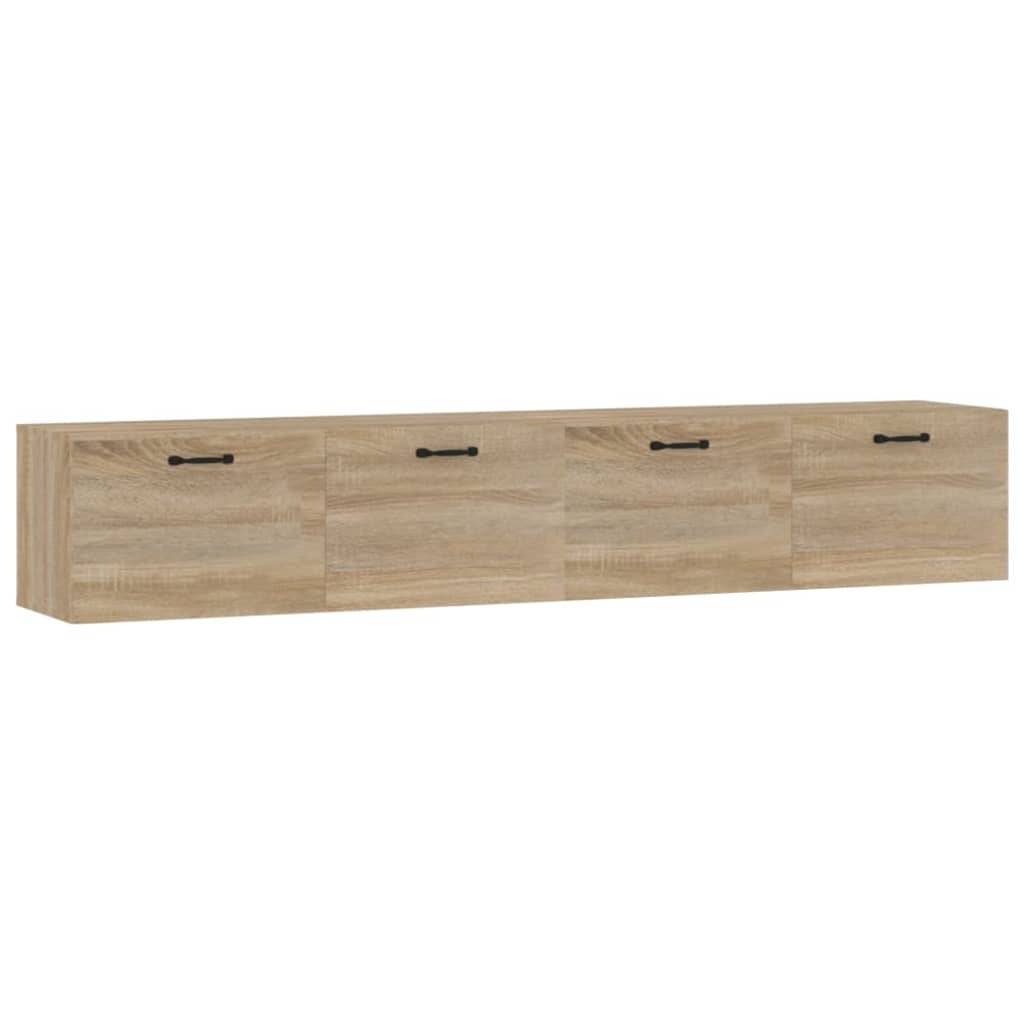 vidaXL Wandschränke 2 Stk. Sonoma-Eiche 100x36,5x35 cm Holzwerkstoff