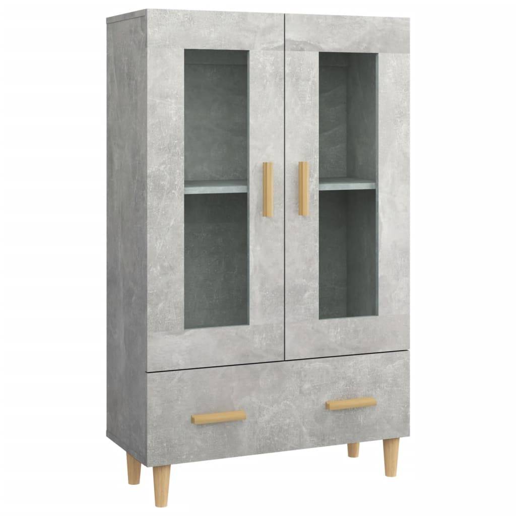 vidaXL Highboard Betongrau 70x31x115 cm Holzwerkstoff