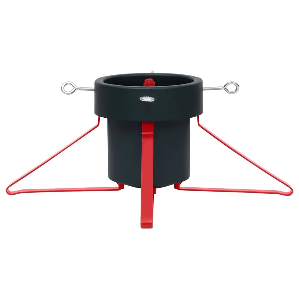 vidaXL Christbaumständer Grün und Rot 46x46x19 cm