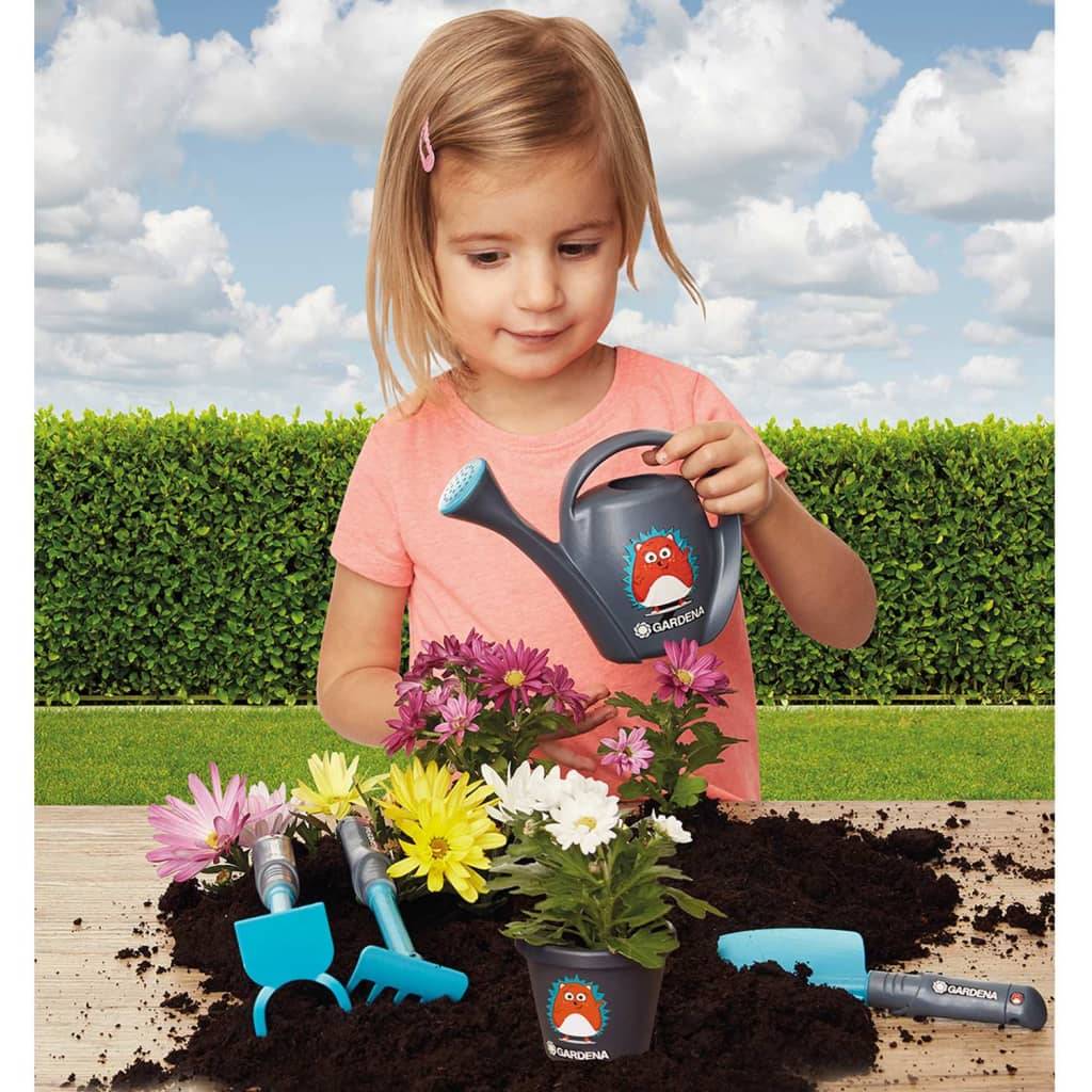 GARDENA 5-tlg. Gartenwerkzeug-Set für Kinder Hedgehog Kunststoff