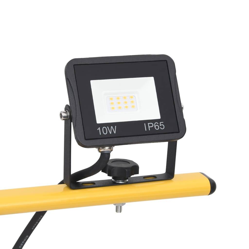vidaXL LED-Fluter mit Stativ 2x10 W Warmweiß