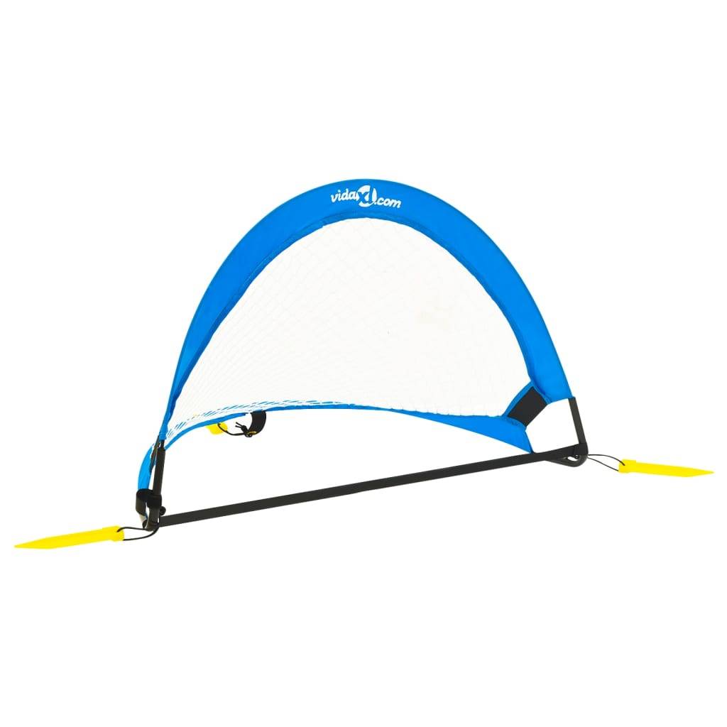 vidaXL Fußballtore Kinder 2 Stk. mit Aufbewahrungstasche 75,5x46x48 cm