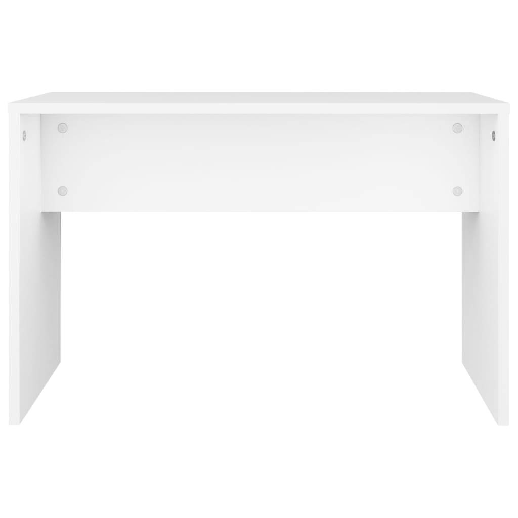 vidaXL Schminkhocker Weiß 70x35x45 cm Holzwerkstoff