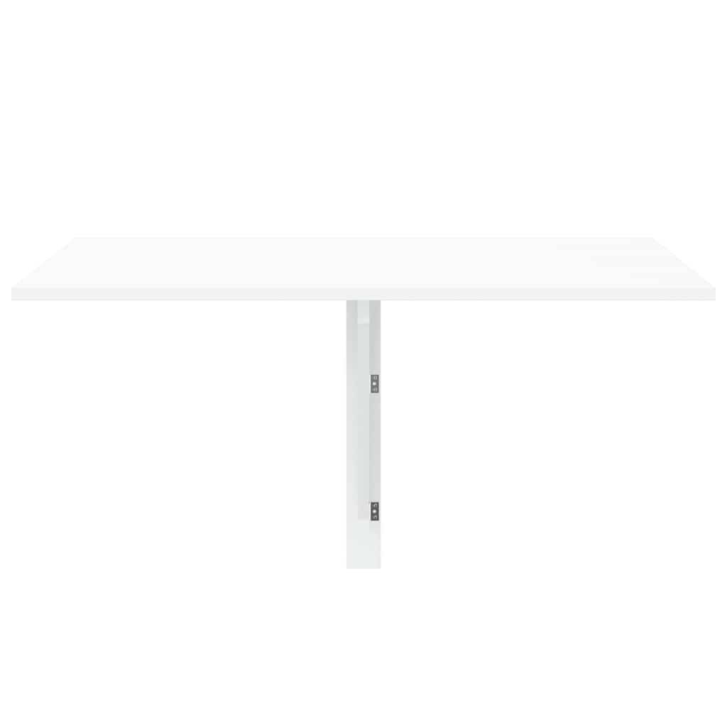 vidaXL Wand-Klapptisch Hochglanz-Weiß 100x60x56 cm Holzwerkstoff