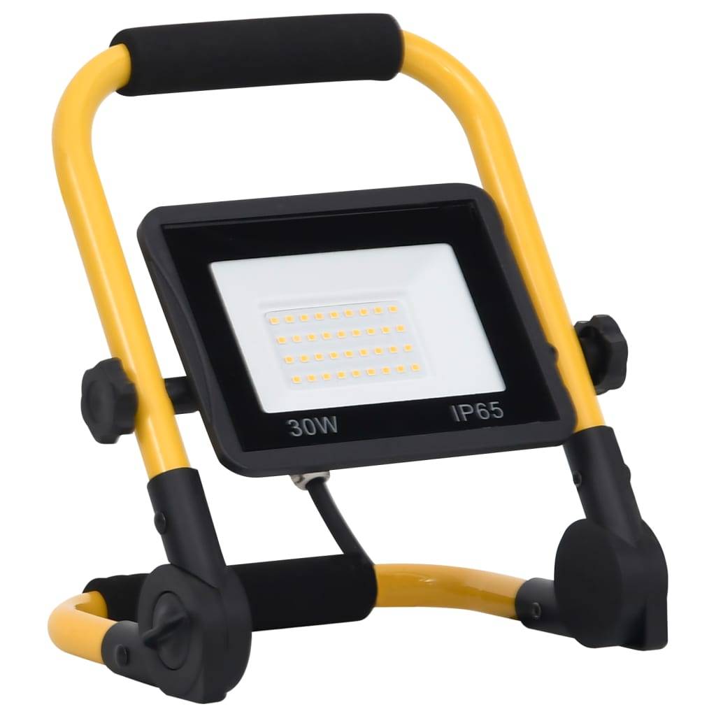 vidaXL LED-Fluter mit Handgriff 30 W Kaltweiß