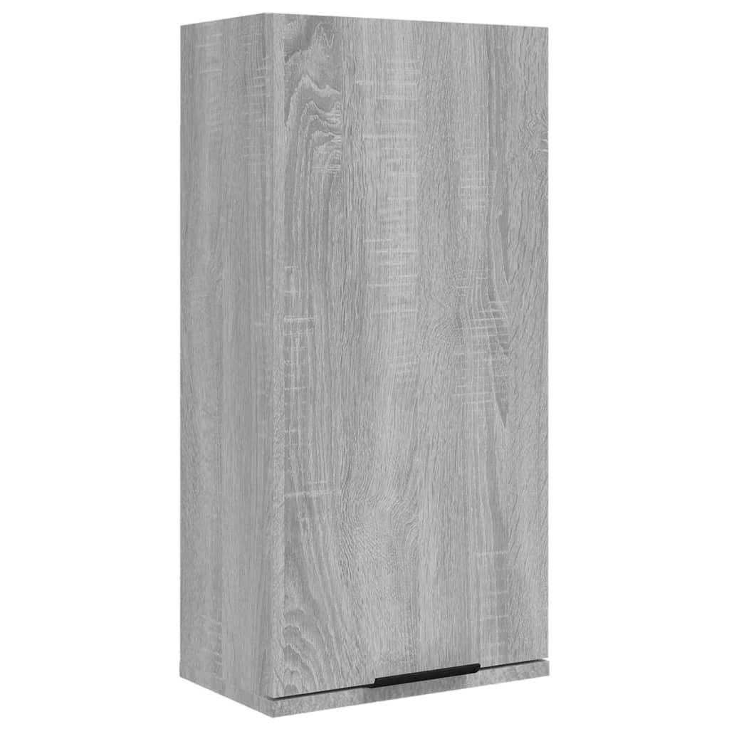 vidaXL Wand-Badschrank Grau Sonoma 32x20x67 cm