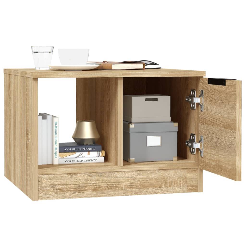 vidaXL Couchtisch Sonoma-Eiche 50x50x36 cm Holzwerkstoff