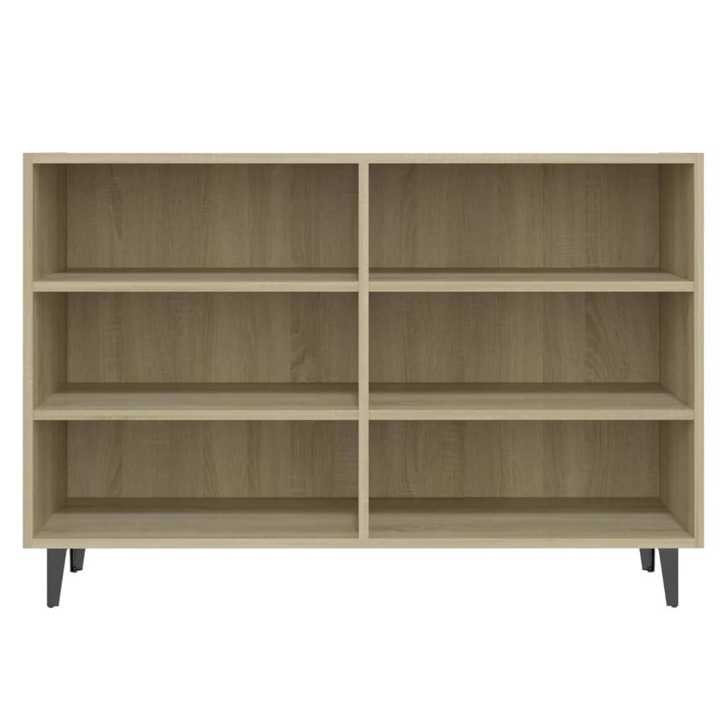 vidaXL Sideboard Sonoma-Eiche 103,5x35x70 cm Holzwerkstoff