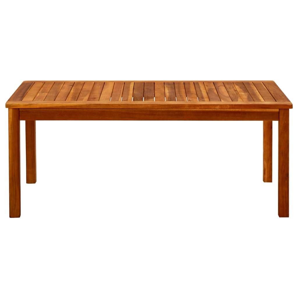 vidaXL Garten-Couchtisch 110x60x45 cm Massivholz Akazie