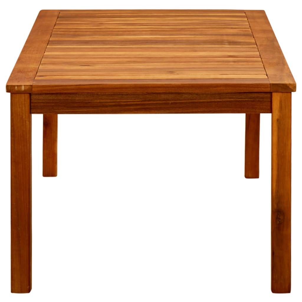 vidaXL Garten-Couchtisch 110x60x45 cm Massivholz Akazie