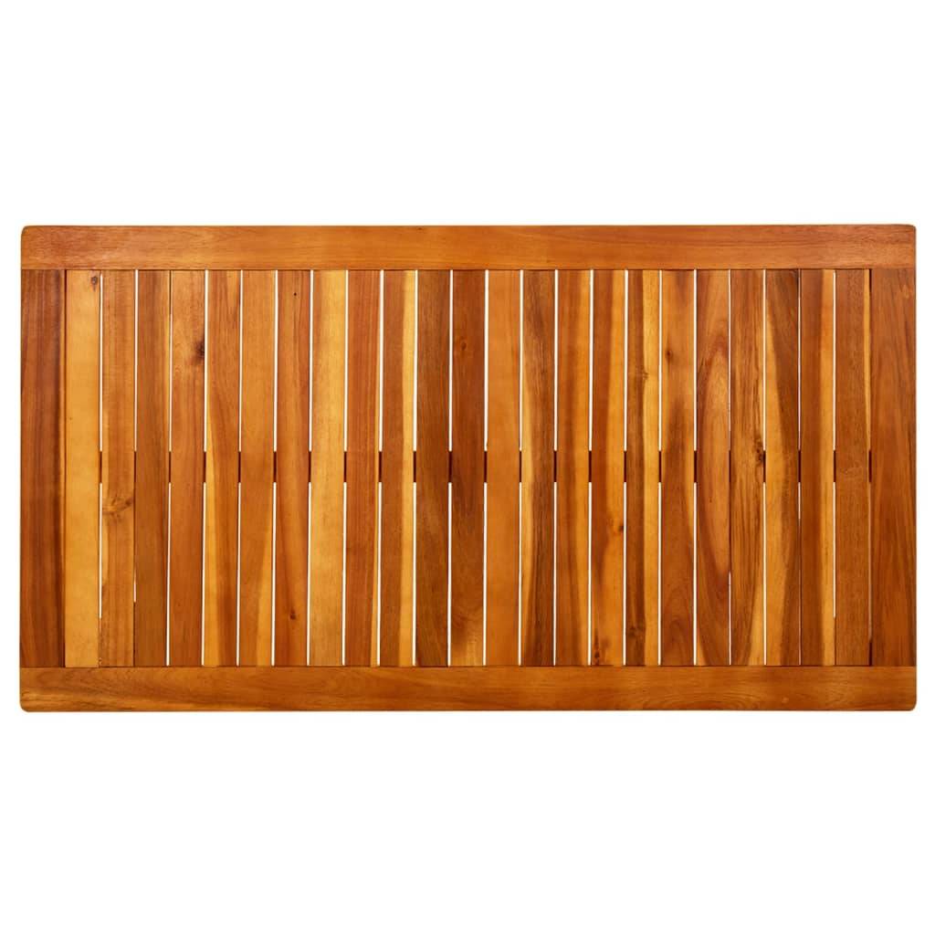 vidaXL Garten-Couchtisch 110x60x45 cm Massivholz Akazie