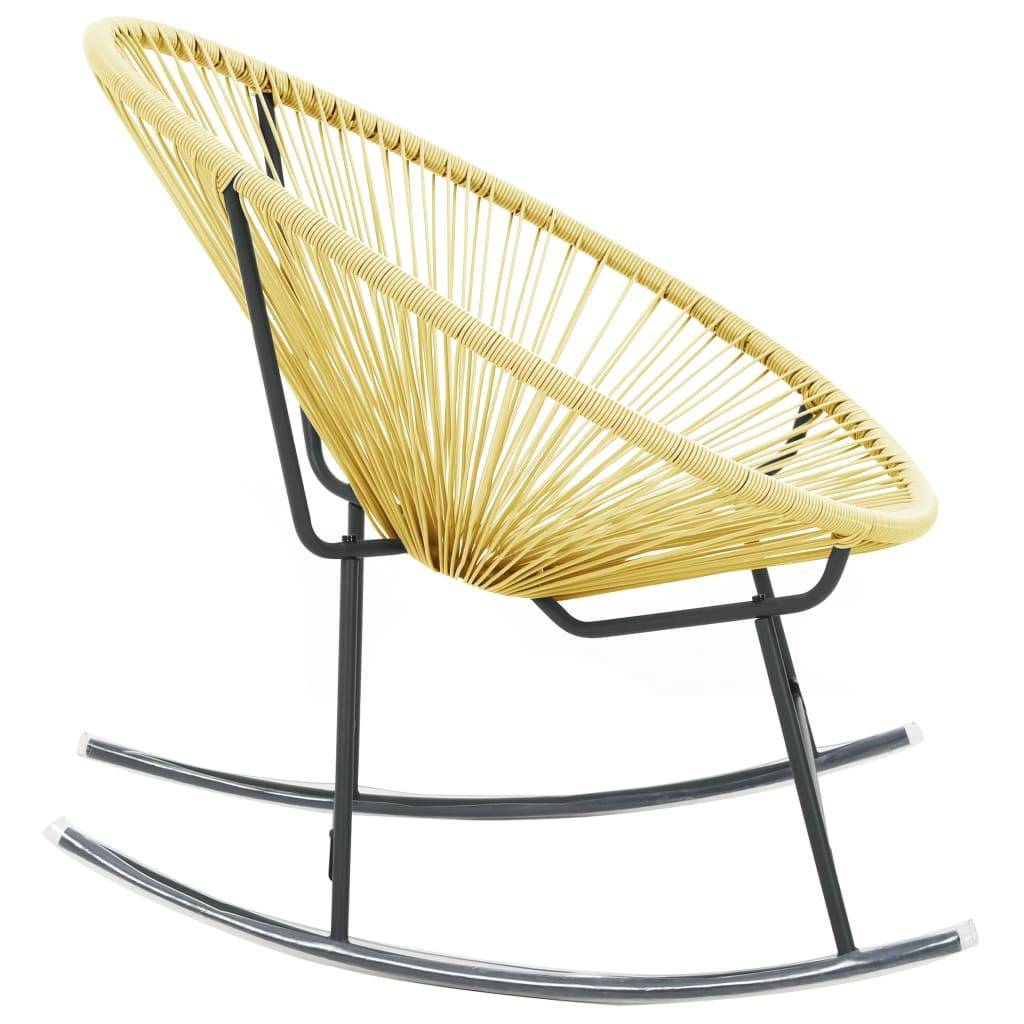 vidaXL Acapulco-Gartenstuhl Poly Rattan Beige