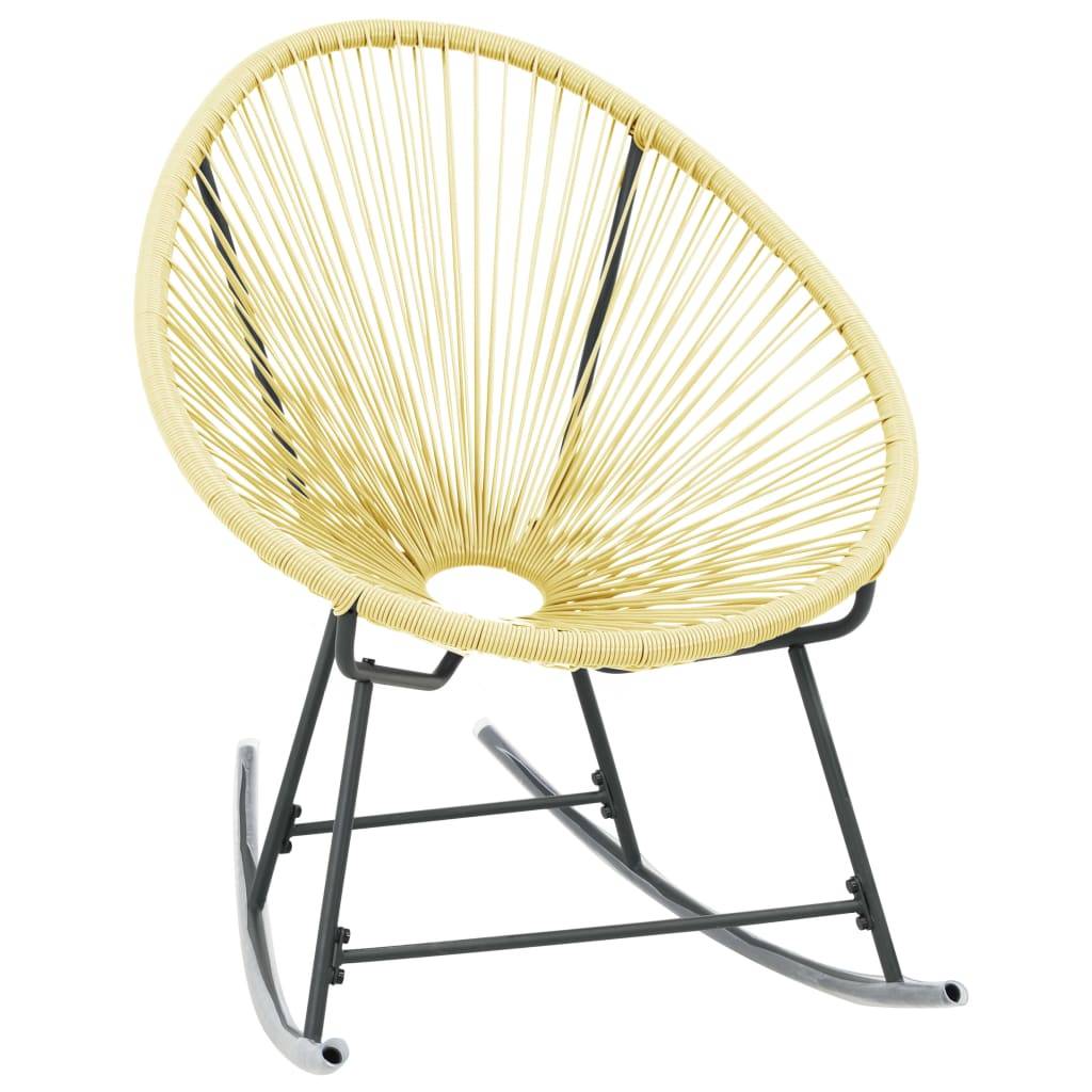 vidaXL Acapulco-Gartenstuhl Poly Rattan Beige
