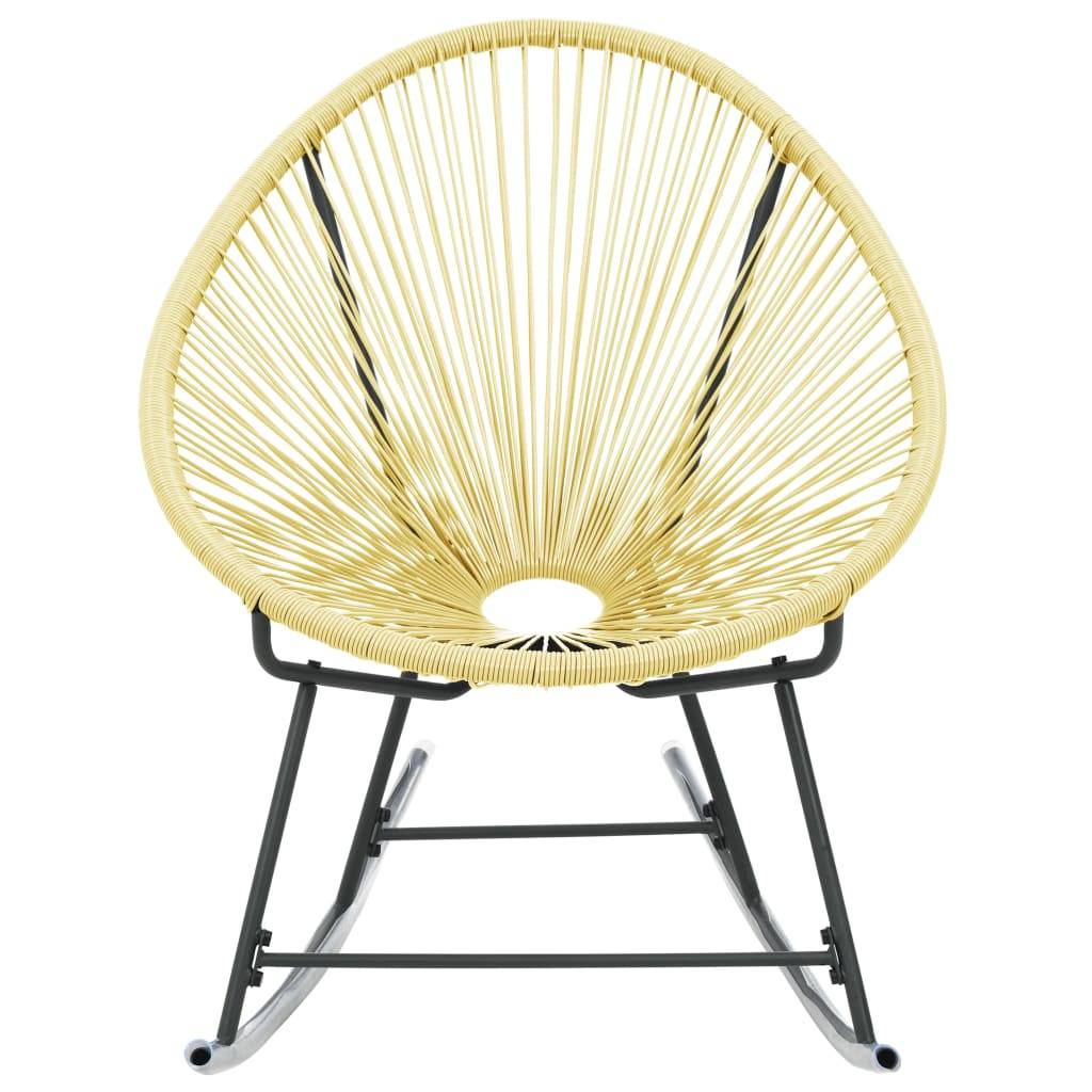 vidaXL Acapulco-Gartenstuhl Poly Rattan Beige
