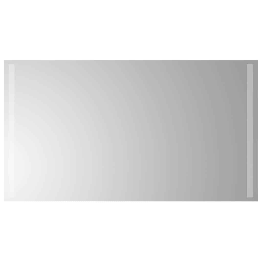 vidaXL LED-Badspiegel 90x50 cm