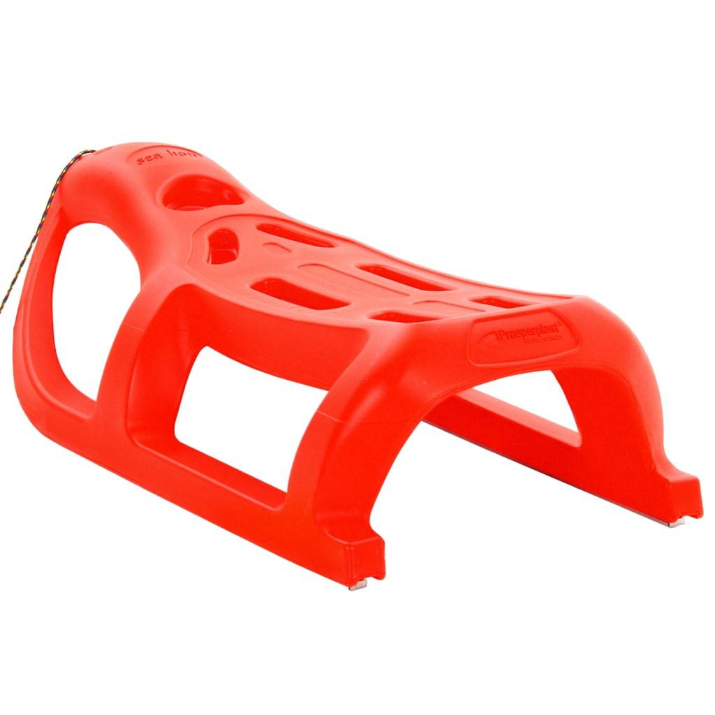 vidaXL Schlitten Rot 80x39,5x25,5 cm Polypropylen
