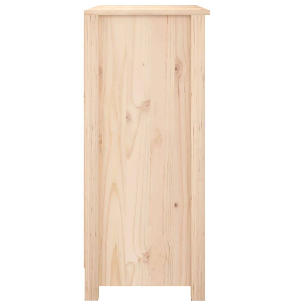 vidaXL Sideboard 70x35x80 cm Massivholz Kiefer