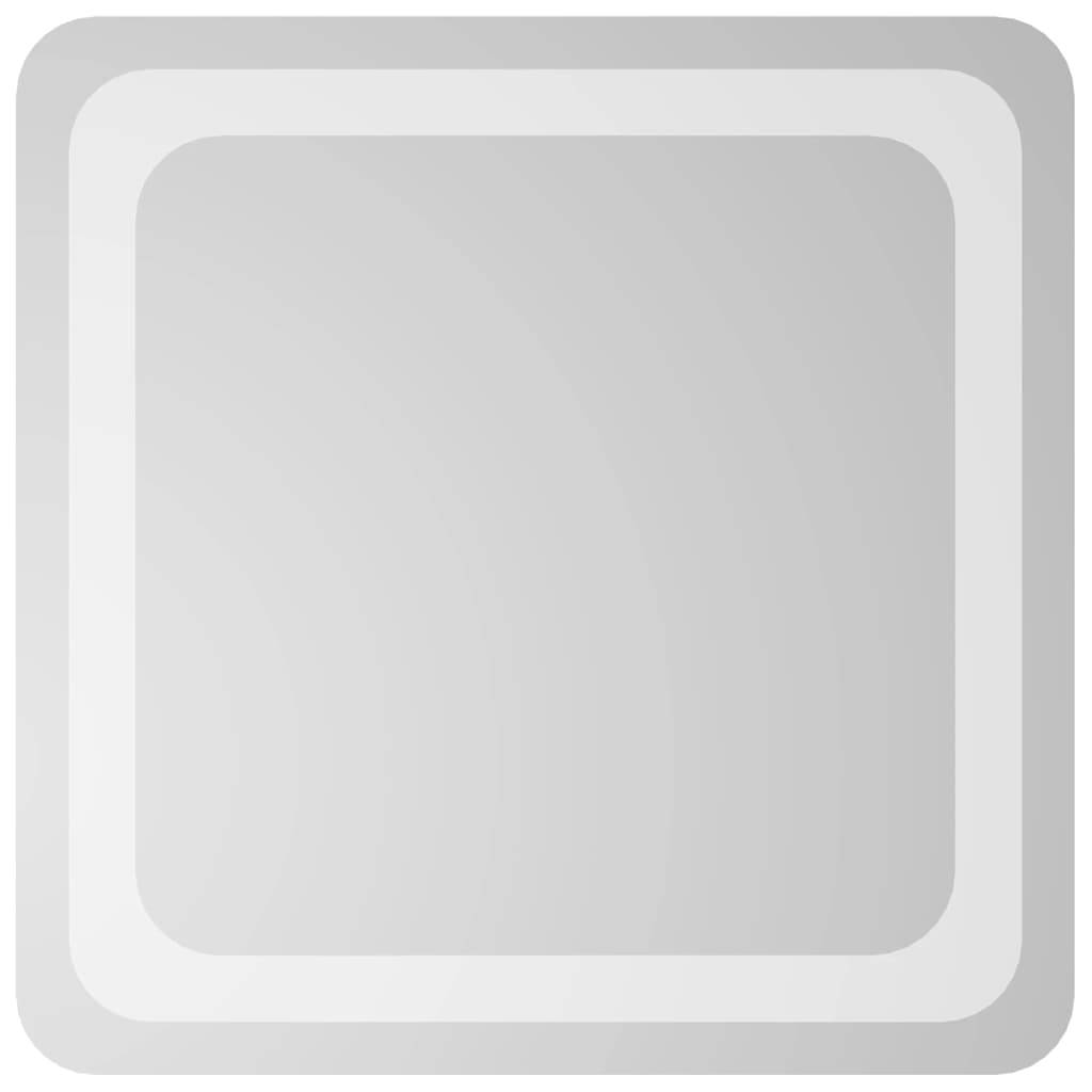 vidaXL LED-Badspiegel 40x40 cm