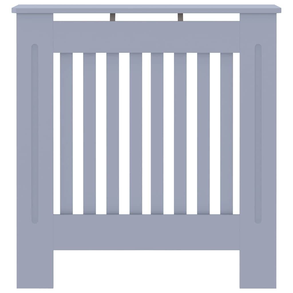 vidaXL MDF Heizkörperverkleidung Grau 78 cm