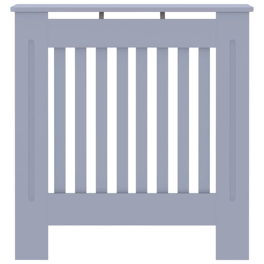 vidaXL MDF Heizkörperverkleidung Grau 78 cm