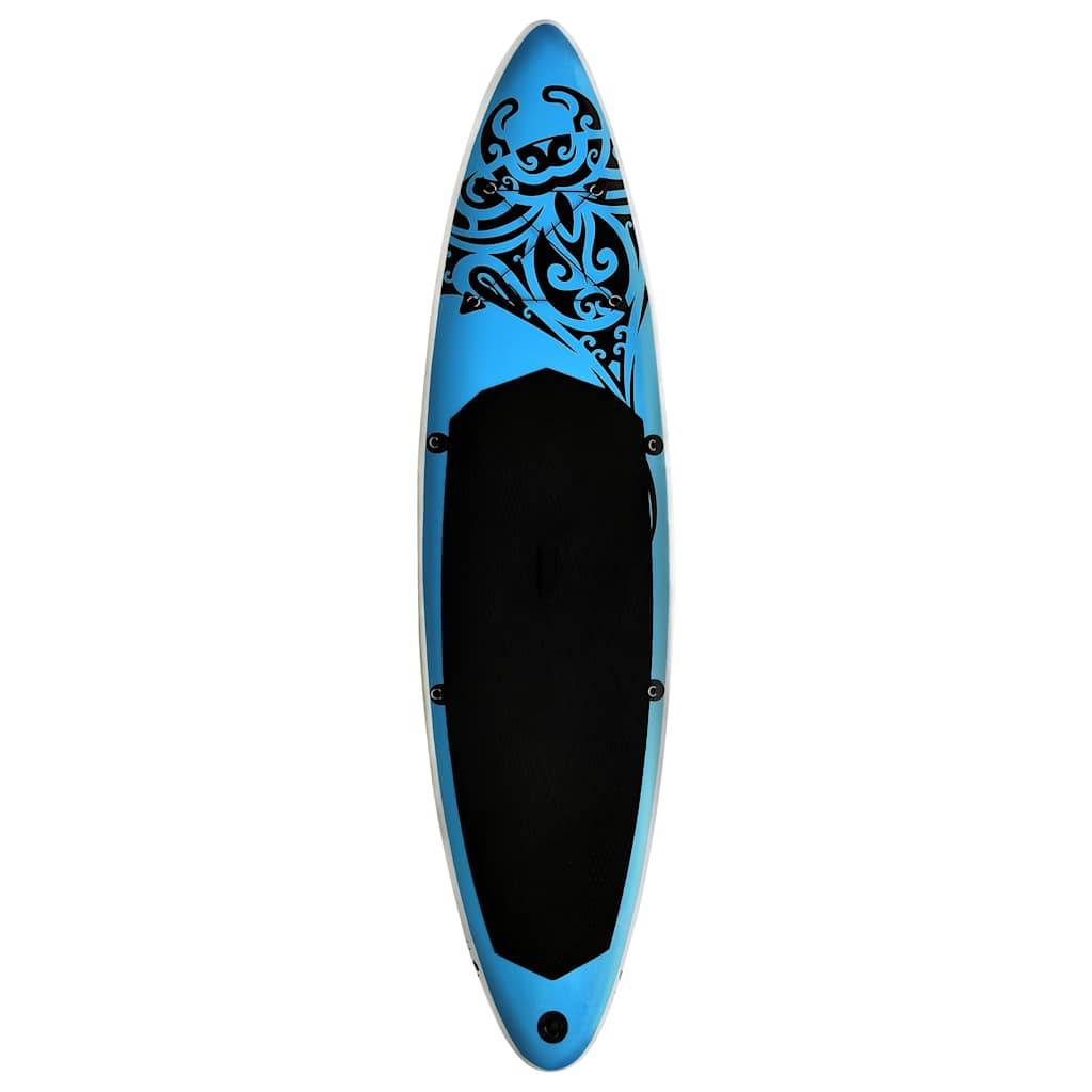 vidaXL Aufblasbares Stand Up Paddle Board Set 305x76x15 cm Blau