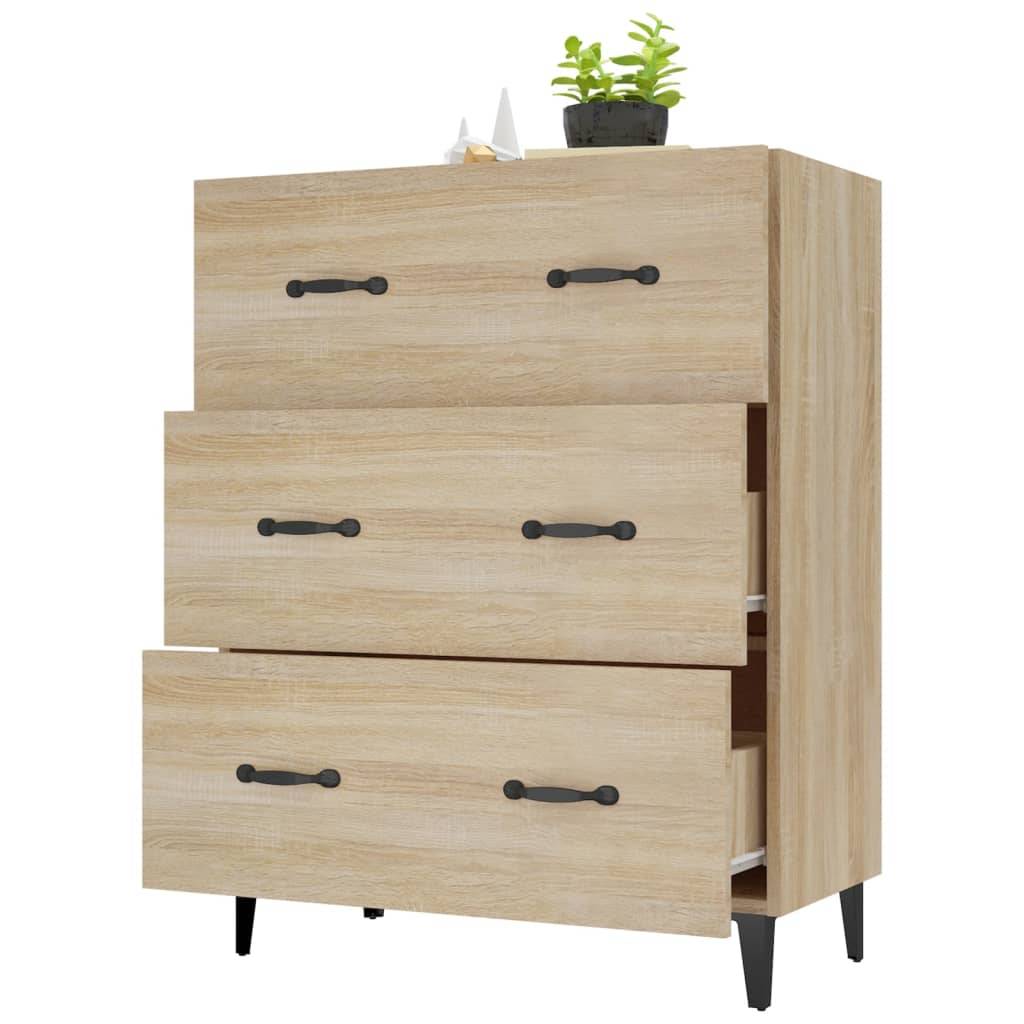 vidaXL Sideboard Sonoma-Eiche 69,5x34x90 cm Holzwerkstoff