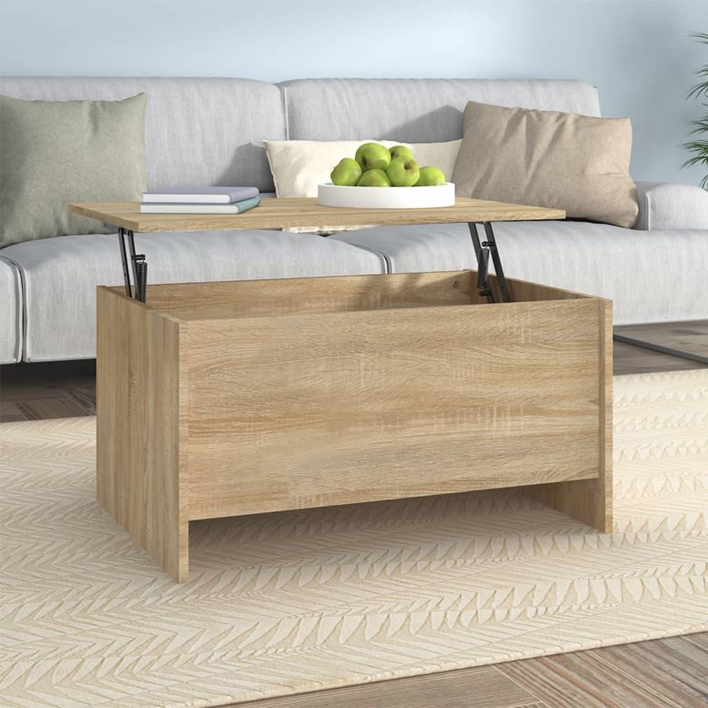 vidaXL Couchtisch Sonoma-Eiche 80x55,5x41,5 cm Holzwerkstoff
