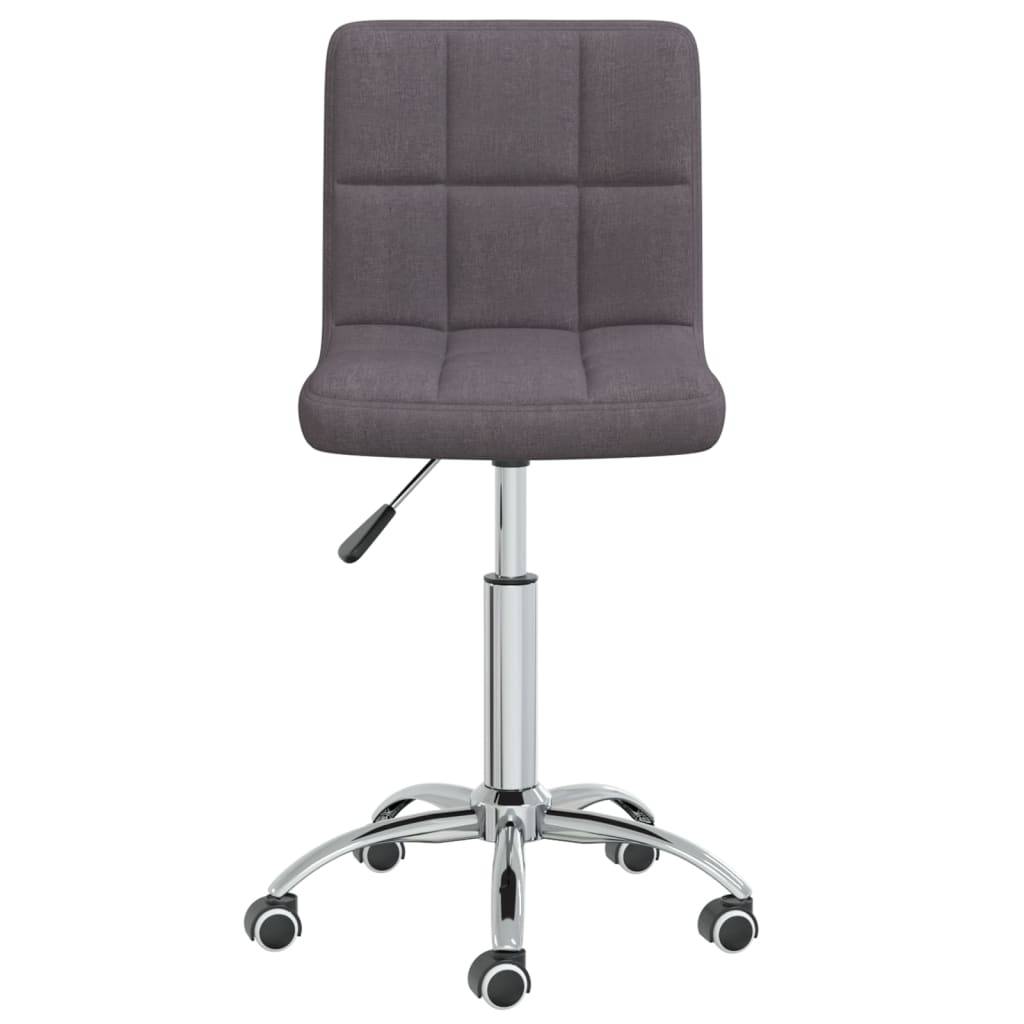 vidaXL Esszimmerstuhl Drehbar Taupe Stoff