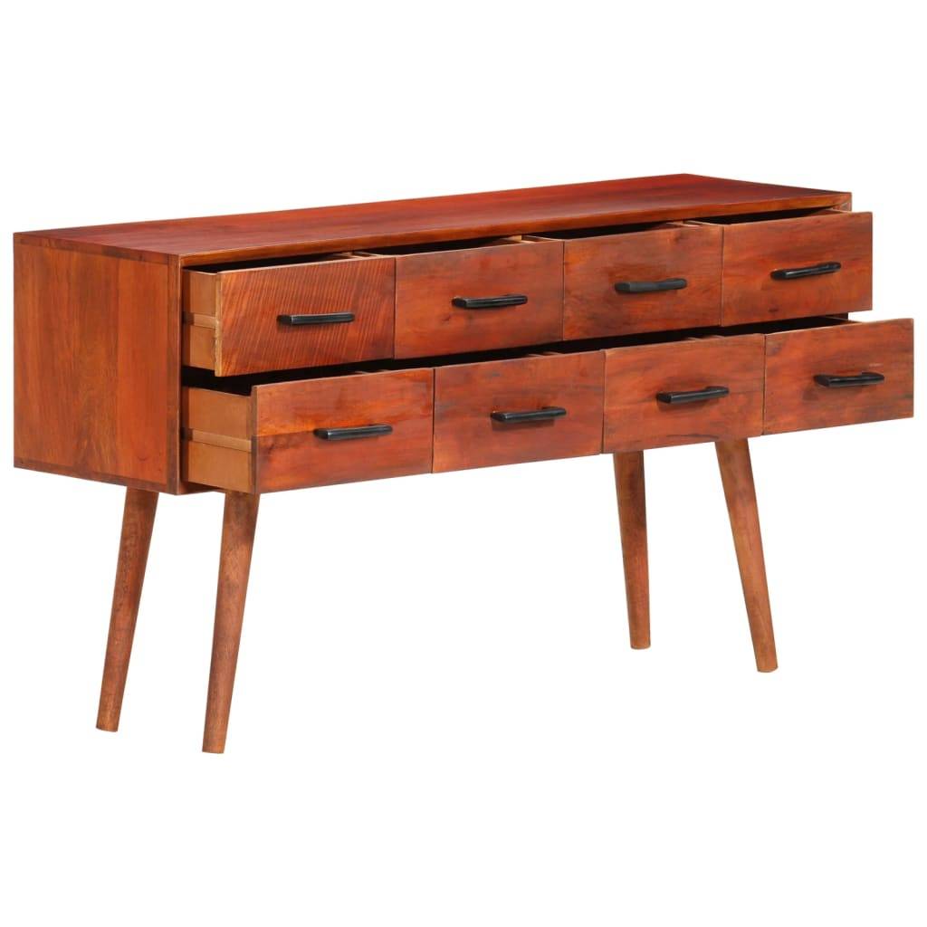 vidaXL Sideboard 110x30x59 cm Massivholz Mango