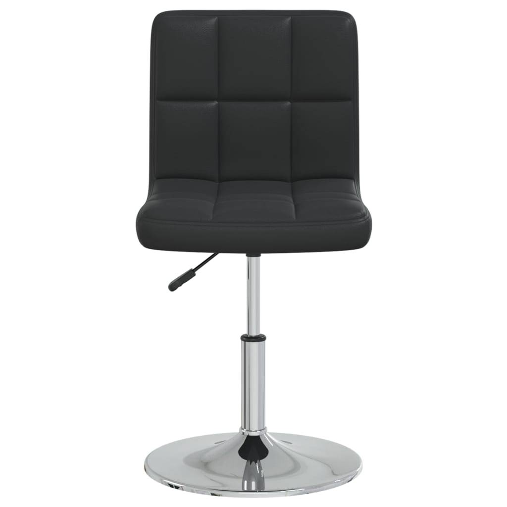 vidaXL Esszimmerstuhl Schwarz Kunstleder