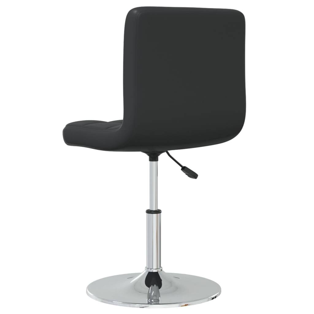 vidaXL Esszimmerstuhl Schwarz Kunstleder