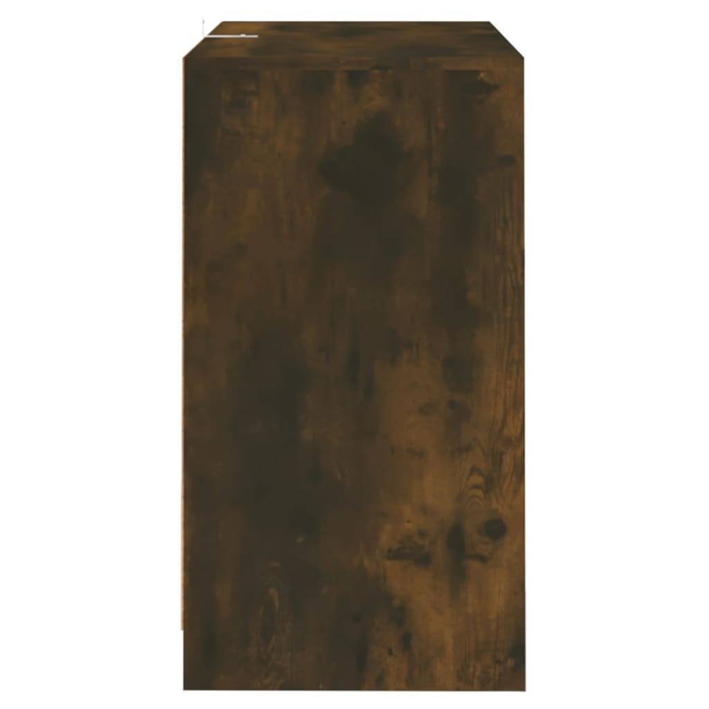 vidaXL Sideboard Räuchereiche 70x41x75 cm Holzwerkstoff