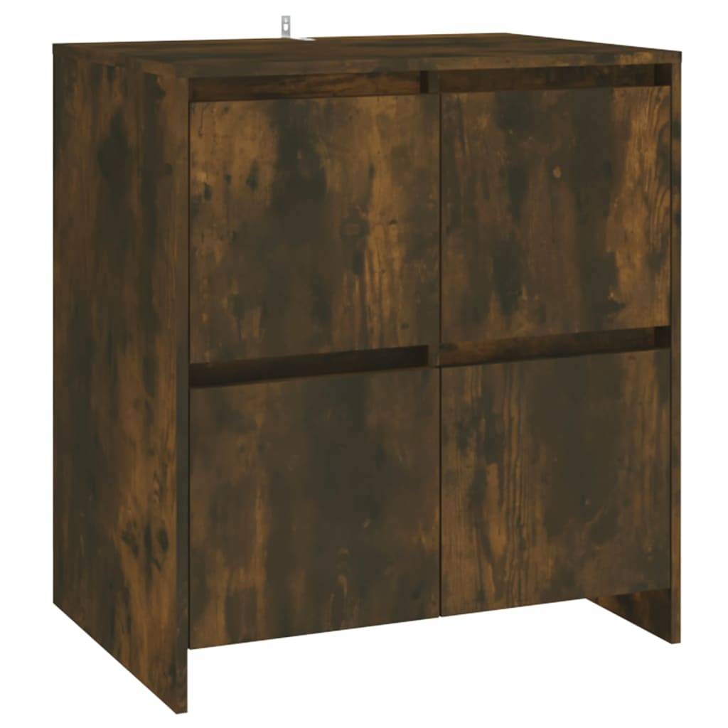 vidaXL Sideboard Räuchereiche 70x41x75 cm Holzwerkstoff