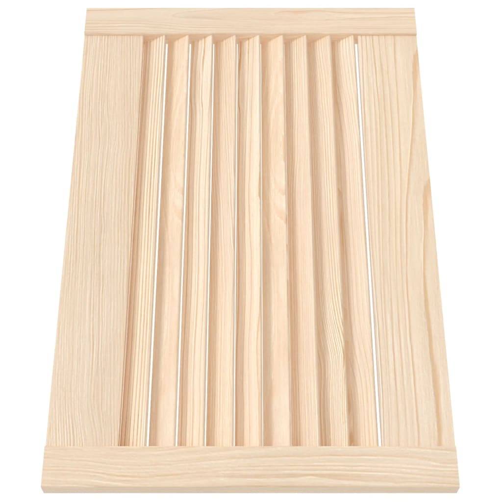 vidaXL Schranktüren Lamellen-Design 4 Stk. 39,5x59,4 cm Massivholz