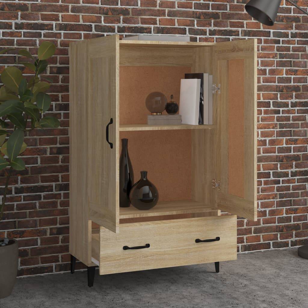 vidaXL Highboard Sonoma-Eiche 70x31x115 cm Holzwerkstoff
