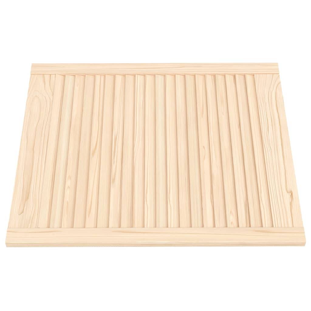 vidaXL Schranktüren Lamellen-Design 4 Stk. 69x59,4 cm Massivholz