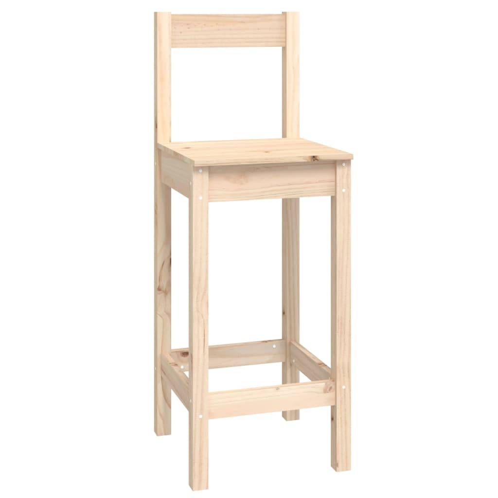 vidaXL 9-tlg. Bar-Set Massivholz Kiefer