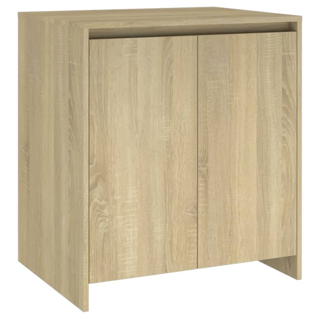 vidaXL 2-tlg. Sideboard Sonoma-Eiche Holzwerkstoff