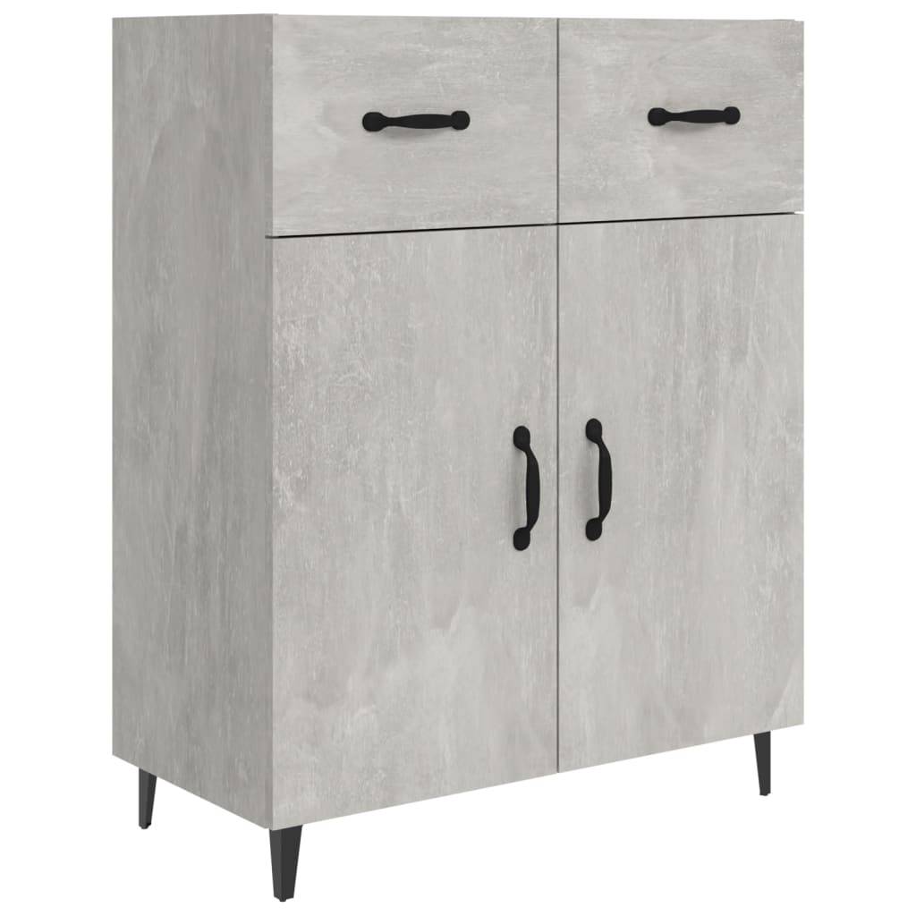 vidaXL Sideboard Betongrau 69,5x34x90 cm Holzwerkstoff