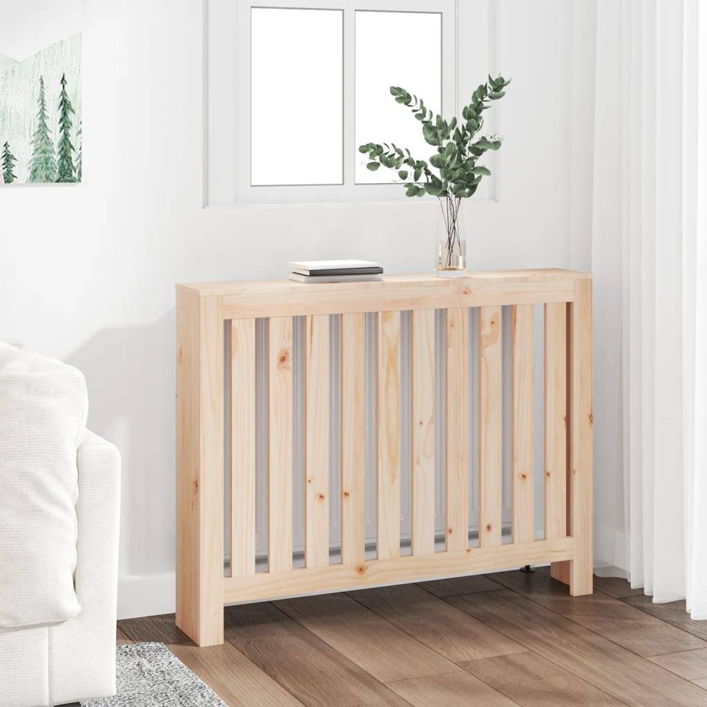 vidaXL Heizkörperverkleidung 108,5x19x84 cm Massivholz Kiefer