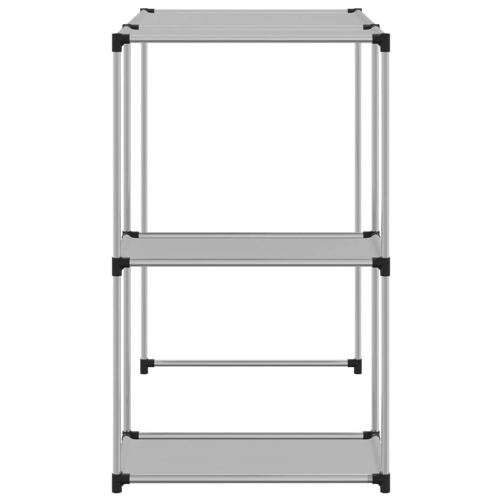 vidaXL Waschmaschinenregal Grau 87x55x90,5 cm Eisen