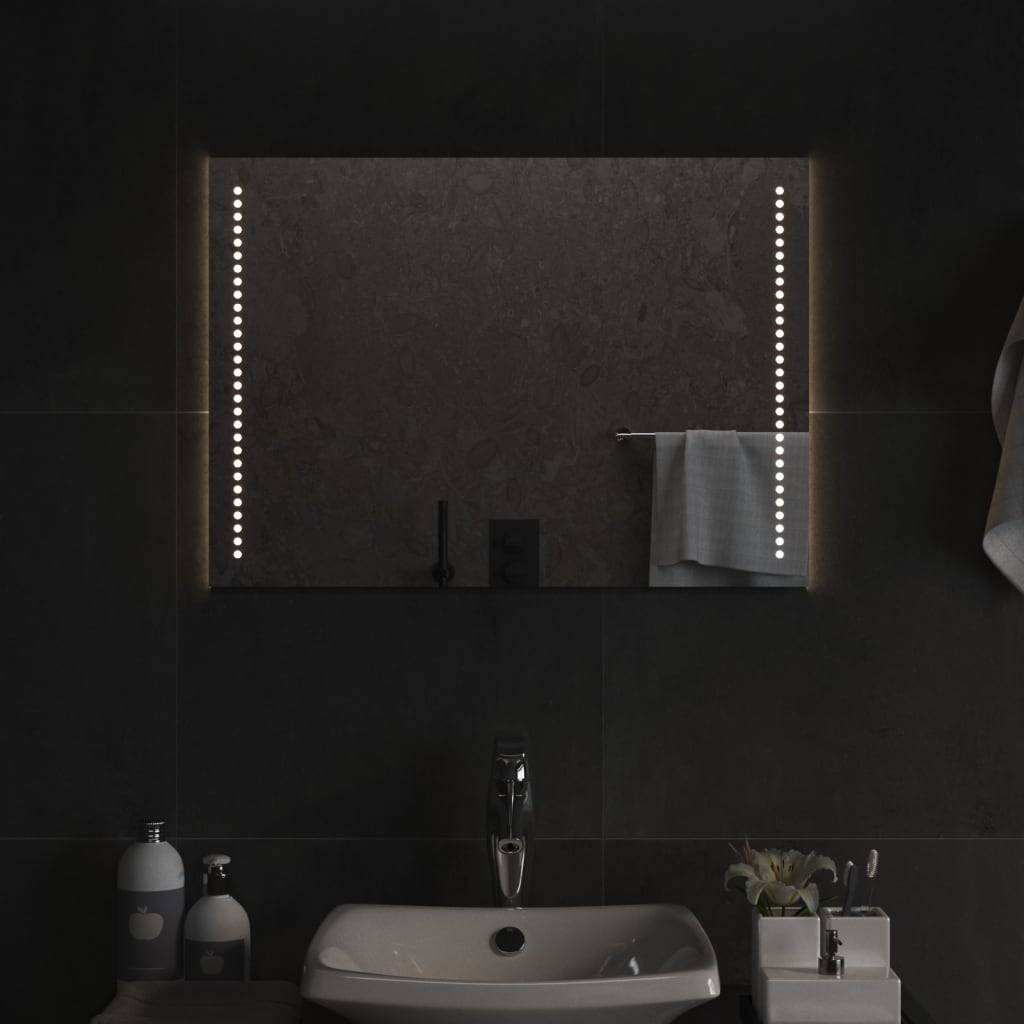 vidaXL LED-Badspiegel 70x50 cm