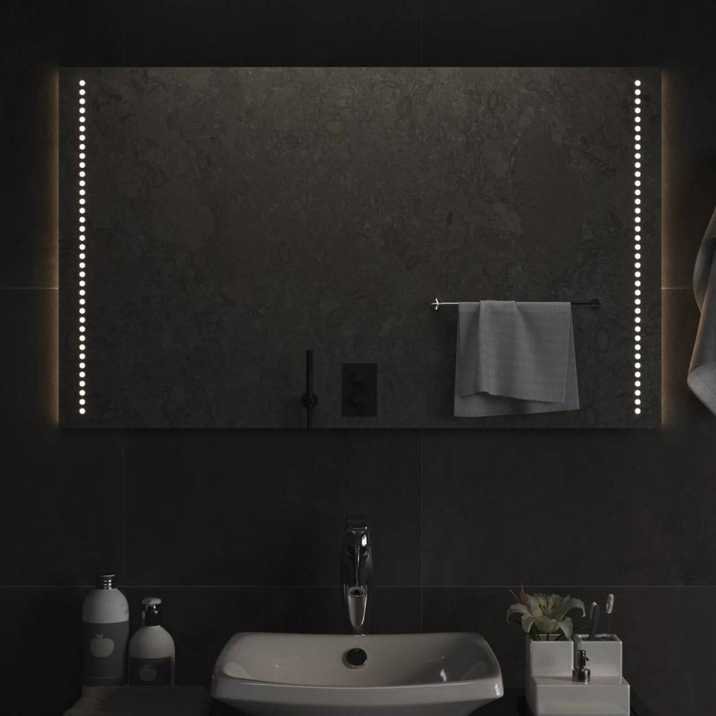 vidaXL LED-Badspiegel 100x60 cm