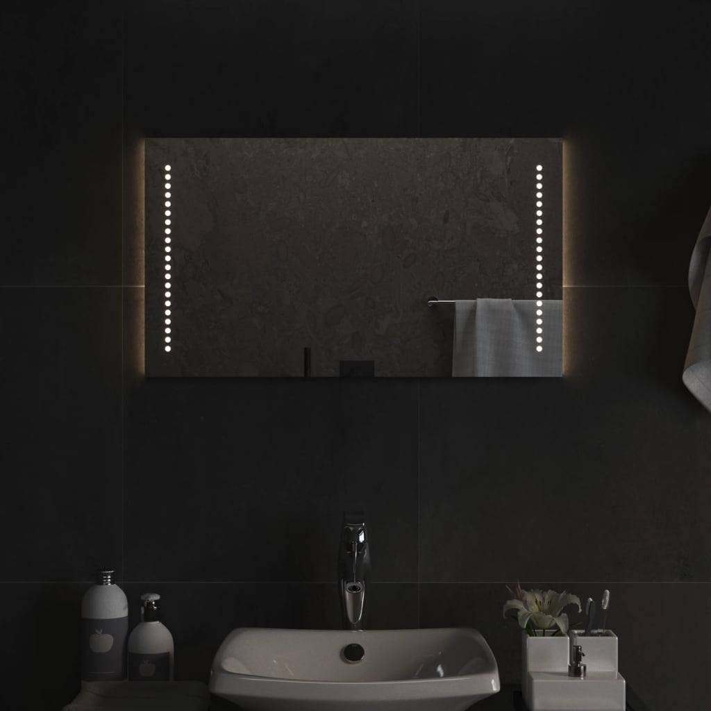 vidaXL LED-Badspiegel 70x40 cm