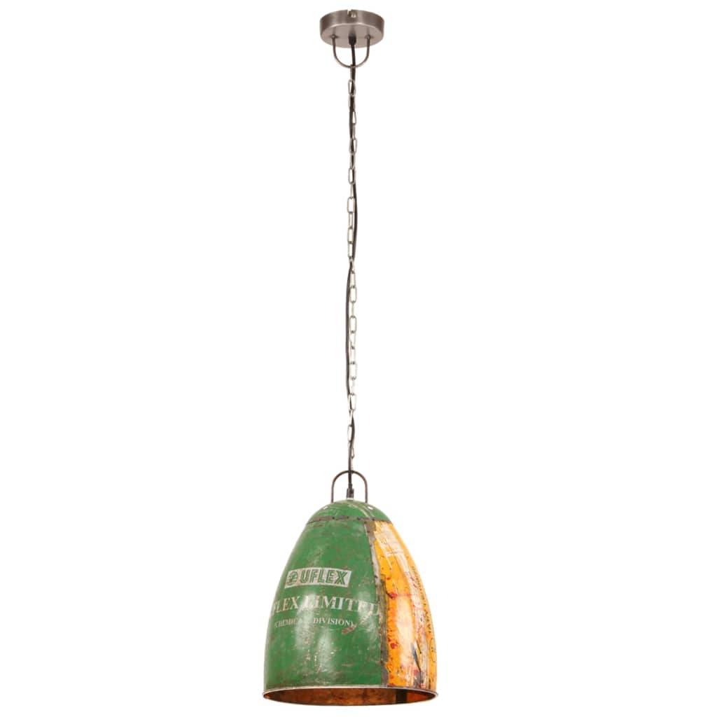 vidaXL Hängelampe Industrie-Stil 25 W Mehrfarbig Rund 32 cm E27