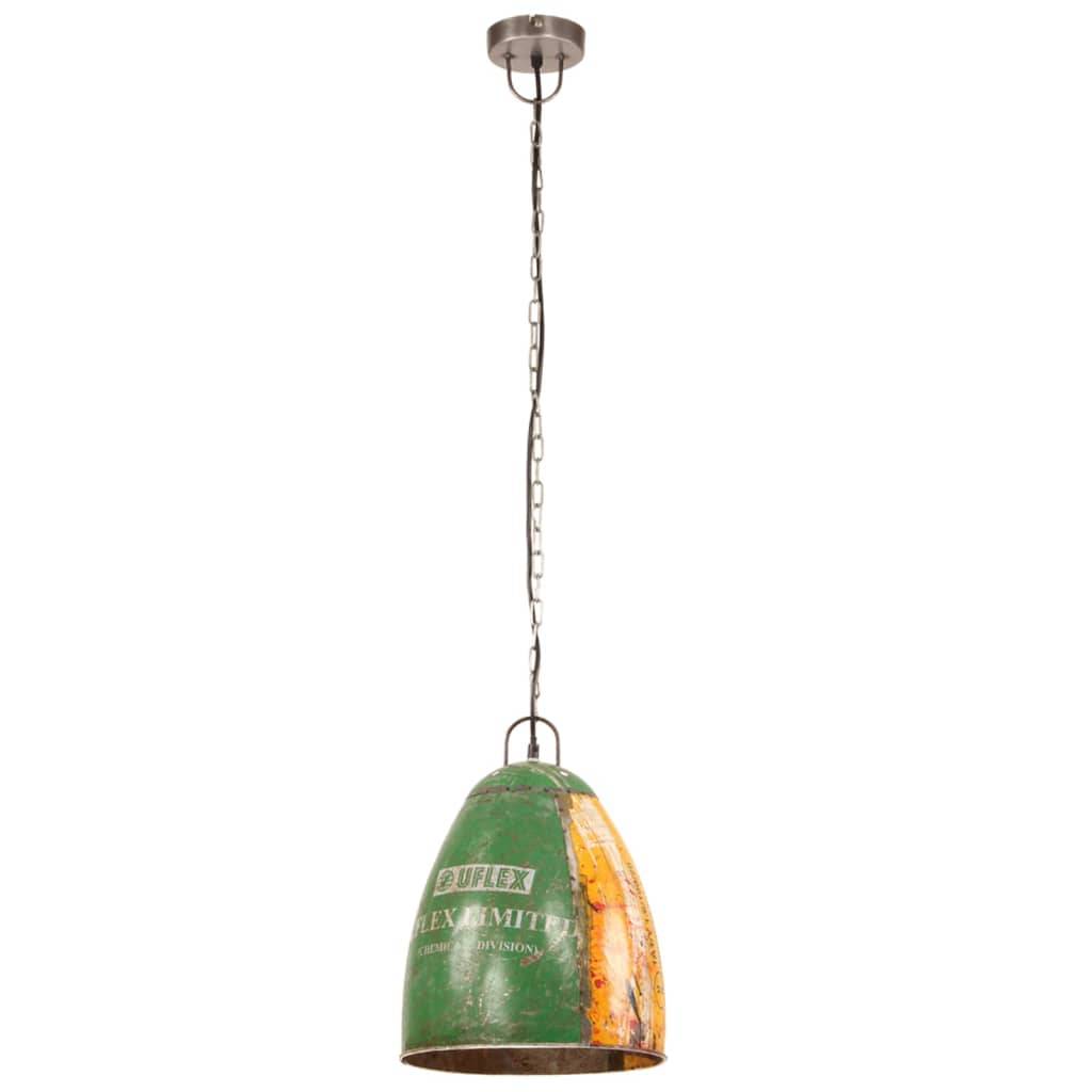 vidaXL Hängelampe Industrie-Stil 25 W Mehrfarbig Rund 32 cm E27